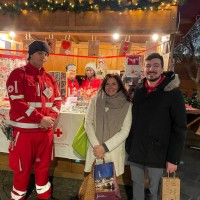 Grazie al Vice Presidente della Croce Rossa Italiana Edoardo Italia per la gradita visita  - Bolzano, Natale 2023